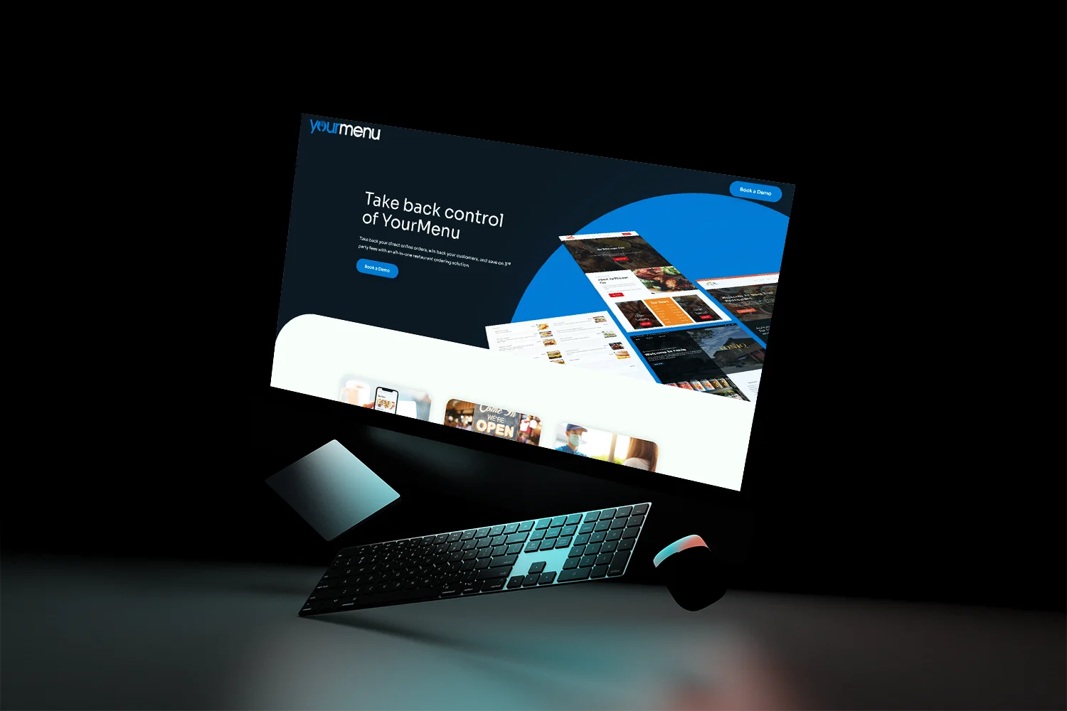 YourMenu marketing website